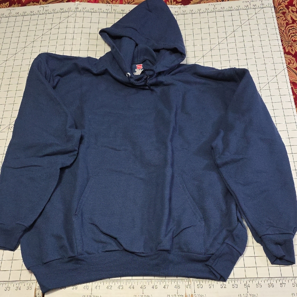 Hanes Blue Sweatshirt Classic Cotton Comfort